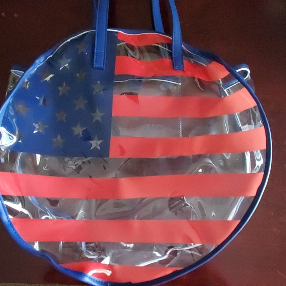 Flag clear bag